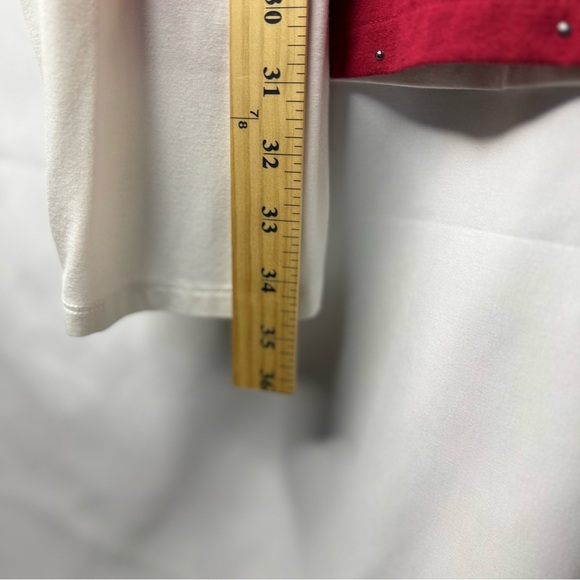 Lane Bryant Size 18/20 White Cardigan (Cardigan only)EUC - Picture 9 of 12